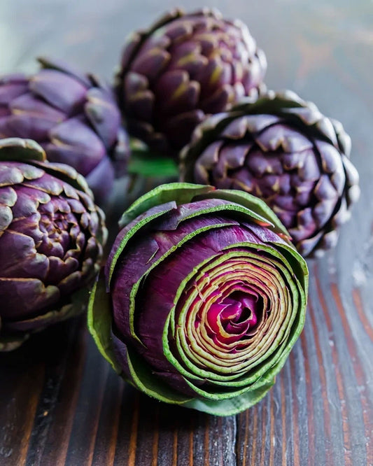 Purple artichoke