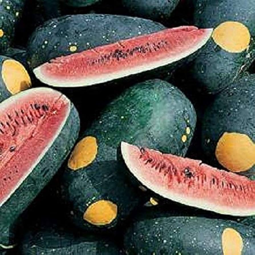 Red moon and stars watermelon